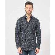 Chemise BOSS Chemise slim fit en popeline de coton