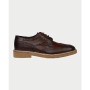 Ville basse Exton Derby Homme Cuir de Veau Bois