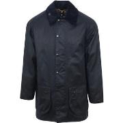 Veste Barbour Manteau Beaufort Ciré Bleu Foncé