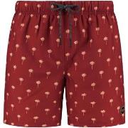 Maillots de bain Shiwi Short de Bain Palmiers Rouge