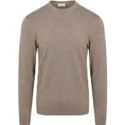 Sweat-shirt Profuomo Pullover Luxury Basic Taupe