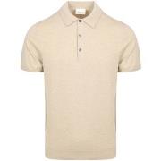 T-shirt Profuomo Polo Luxury Knitted Ecru