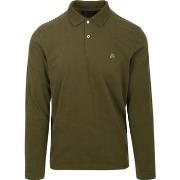 T-shirt Marc O'Polo Poloshirt Manches Longues Vert