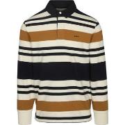 Sweat-shirt Gant Polo Heavy Rugger Shield Beige Marine