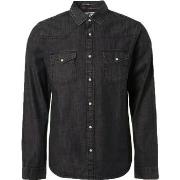 Chemise No Excess Chemise Denim Twill Anthracite