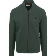 Sweat-shirt No Excess Cardigan Vert Foncé