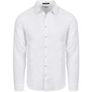 Chemise No Excess Shirt Linen Blanche