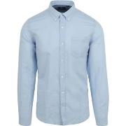 Chemise New Zealand Auckland NZA Chemise Okarito De Lin Bleu Clair