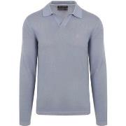 Sweat-shirt Marc O'Polo Longsleeve Polo Riva Bleu Clair