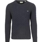 Sweat-shirt Gant Pullover Cable Marine