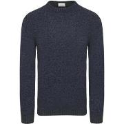 Sweat-shirt Profuomo Pull-over Laine Boiled Marine