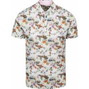 T-shirt R2 Amsterdam R2 Polo Japanese Knitted Flower Print