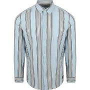 Chemise Scotch &amp; Soda Chemise Crinkled Stripe Bleu Clair