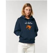 Pull Monsieur Madame HOODIE FEMME JE SUIS UNE TATA GENIALE BLEU MARINE