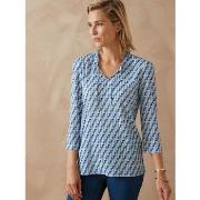 Chemise Daxon by - Tee-shirt fantaisie maille gaufrée