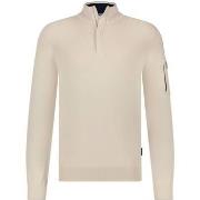 Sweat-shirt State Of Art Pull Half Zip Sand