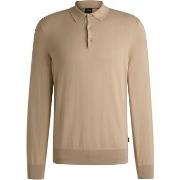 Polo BOSS Polo Gemello Long Sleeve Beige