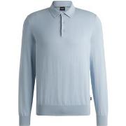 Polo BOSS Polo Gemello Long Sleeve Bleu Clair