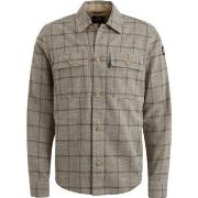 Sweat-shirt Vanguard Surchemise A Carreaux Taupe