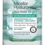 Garnier Micellar Hyaluronic Aloe Water 400ml, Cleanse and Replump