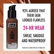 Sleek MakeUP in Your Tone 24 Hour Foundation 30ml (Various Shades) - 1...