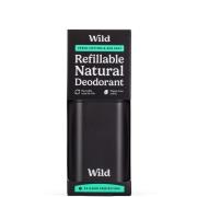 Wild Men's Fresh Cotton and Sea Salt Deodorant in Black Case 40g