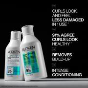 Redken Acidic Bonding Curls Shampoo Conditioner and Hydrating Curl Cre...