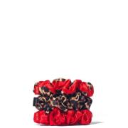 SILKE London Hair Scrunchies - Leopard Red