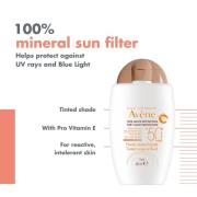 Avène Very High Protection Tinted Mineral Fluid SPF50+ Sun Cream for I...