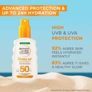 Garnier Ambre Solaire Adults & Kids SPF50 Suncream Spray 150ml Bundle