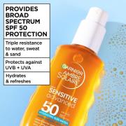 Garnier Ambre Solaire Sensitive Advanced Sun Protection Water SPF50 15...