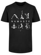 Shirt 'Namaste Yoga Skelett Halloween'