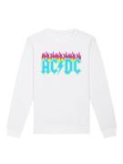 Sweatshirt 'ACDC Neon Flames'