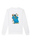 Sweatshirt 'Sesamstraße Cookie Monster Cookies Everywere'