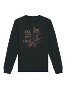 Sweatshirt 'Halloween Witch yes I can drive a stick'