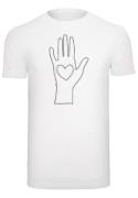 T-Shirt 'Peace - Scribble Hand Heart'