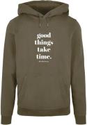 Sweat-shirt 'Good Things Take Time'