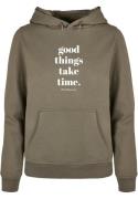 Sweat-shirt 'Good Things Take Time'