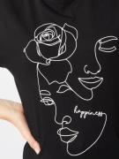 T-shirt 'One Line Rose'