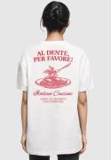 T-shirt oversize 'Al Dente Per Favore'