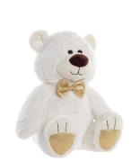 ITEM International Decoratieve objecten Cuddly Toy Polyester Bear Wit