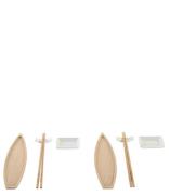 ITEM International Koken & Tafelen Sushi Set 8 Bamboo Ceramic Beige