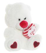 ITEM International Decoratieve objecten Cuddly Toy Polyester Heart Bea...