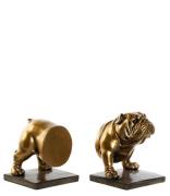 ITEM International Decoratieve objecten Bookend Set 2 Resin Bulldog Go...