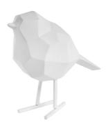 Present Time Decoratieve objecten Statue bird small polyresin Wit