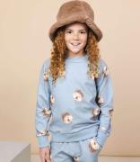 SNURK Nachtmode & Loungewear Hedgy Blue Sweater Kids Blauw