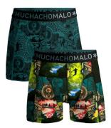 Muchachomalo Boxershorts Men 2-Pack Boxer Shorts Indiana Groen