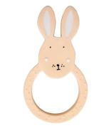 Trixie Baby Accessoires Natural rubber round teether Mrs. Rabbit Roze