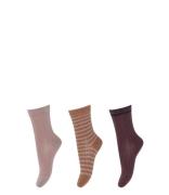 MP Denmark Sokken Karen Socks 3-Pack Bruin