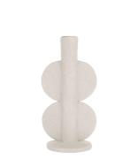 Present Time Kandelaars Candle holder Double Bubble polyresin White 2